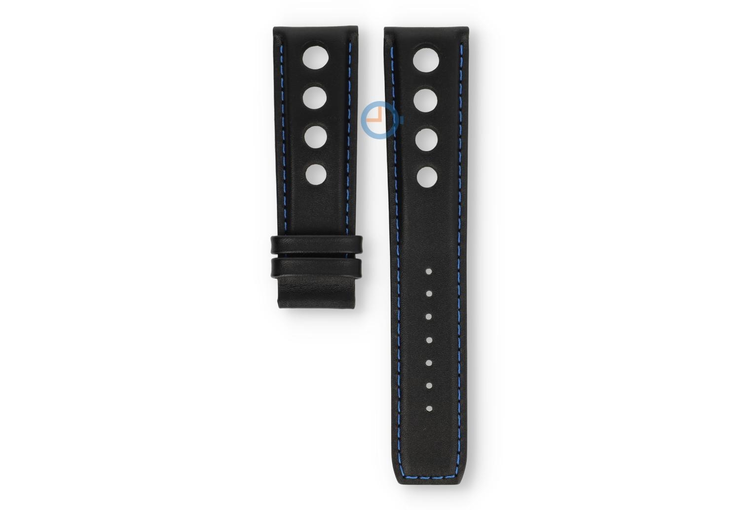 Tissot watch strap T1234271605100 black leather