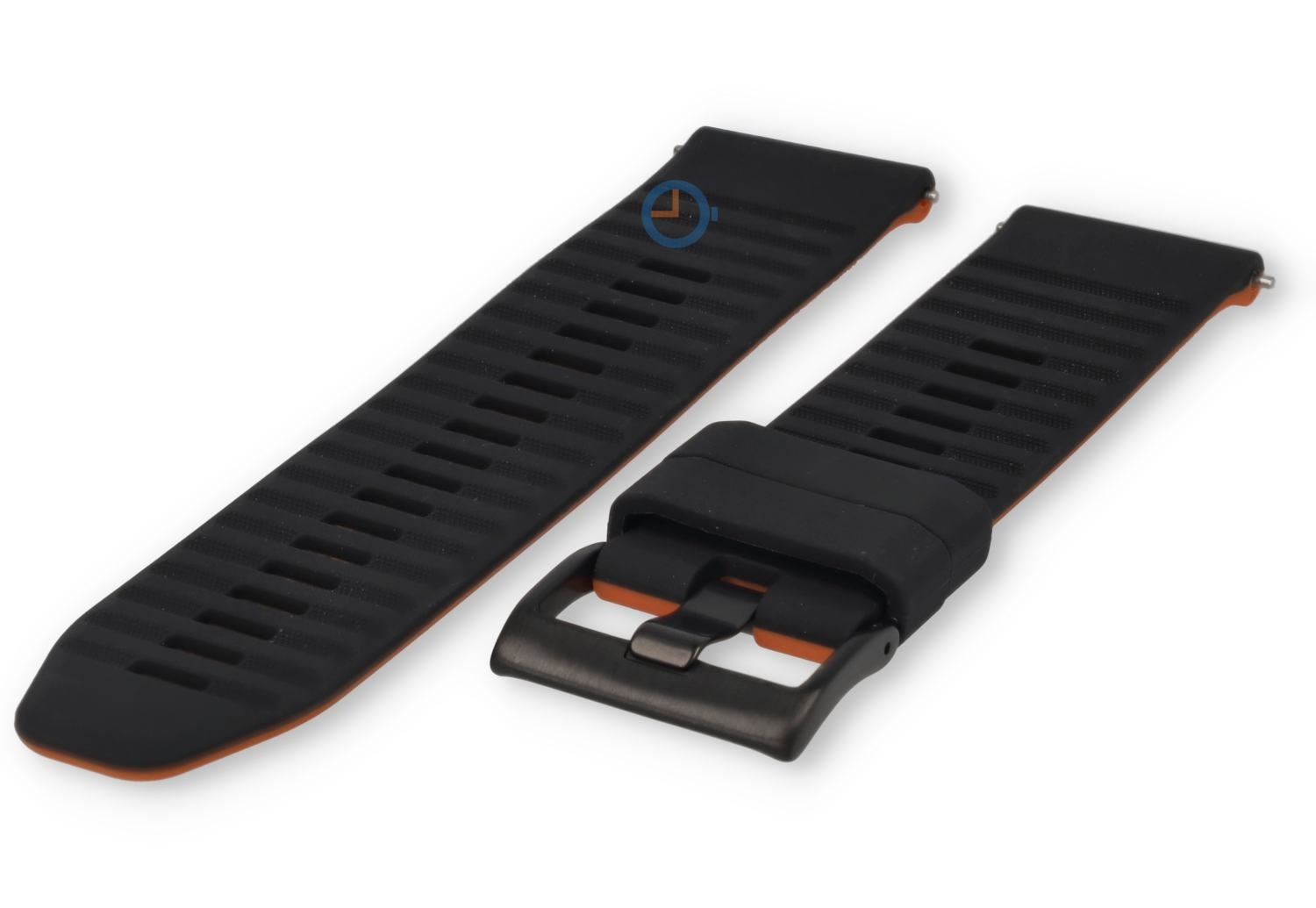 Coros Apex 4 (46mm) watch strap black orange - quick-release