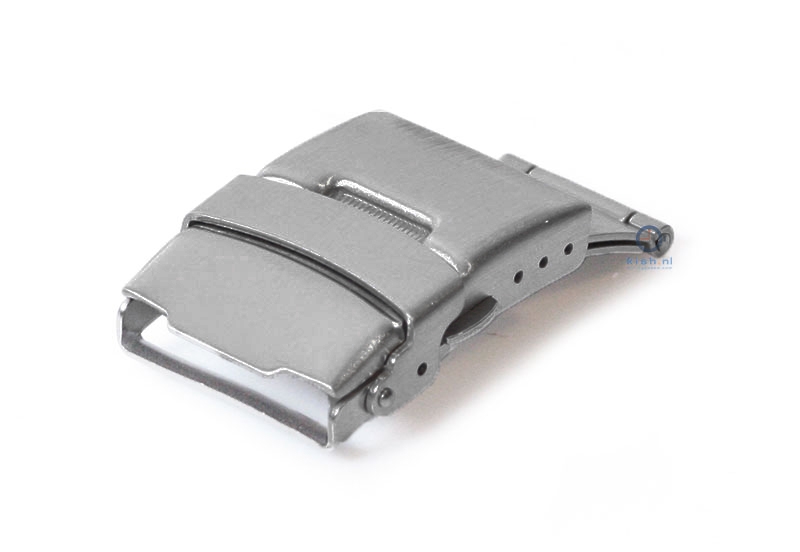 Titanium folding clasp watch strap - 22mm