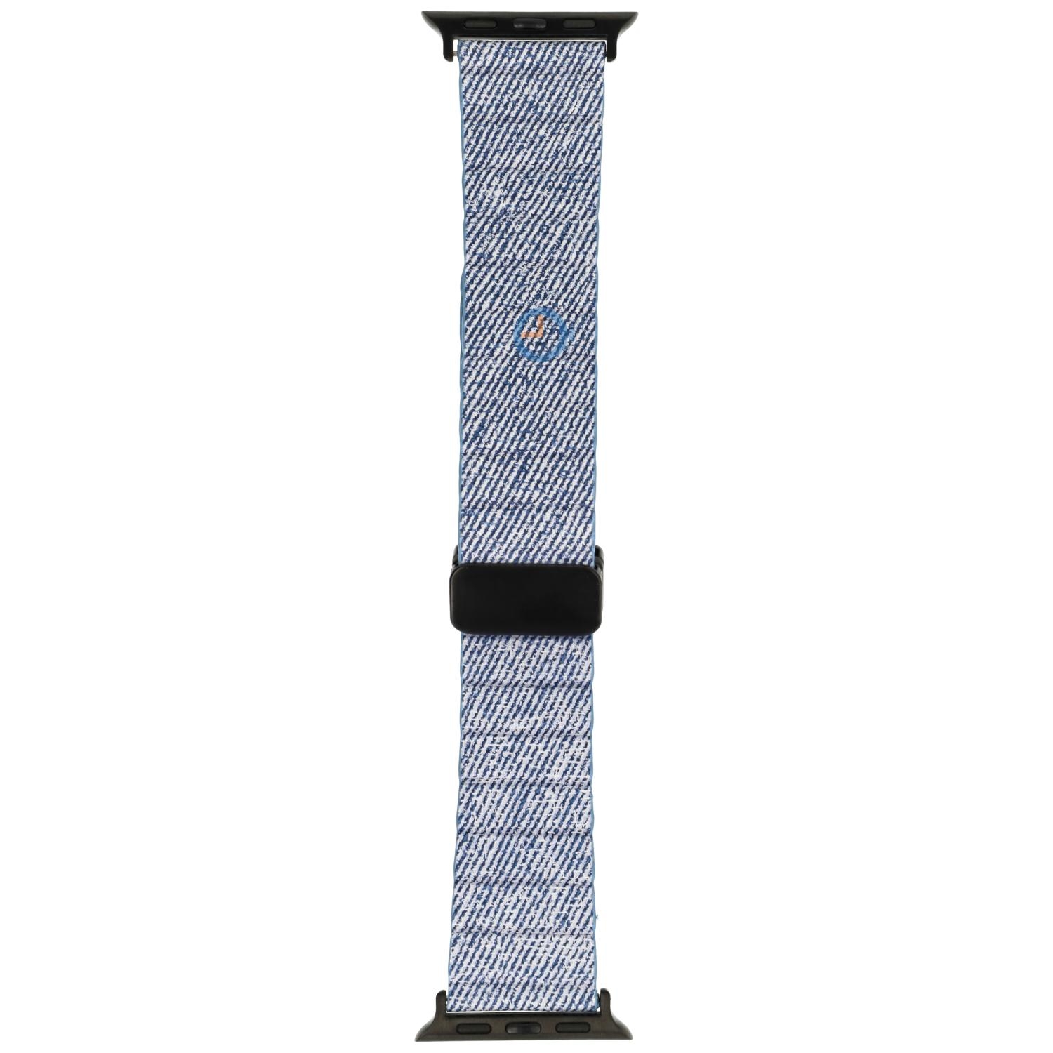Apple Watch 41mm magnetic strap - Light Blue Denim