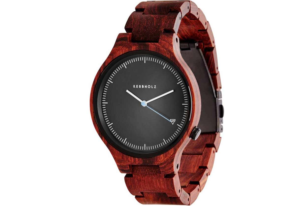 Kerbholz watchstrap Lamprecht Rosewood