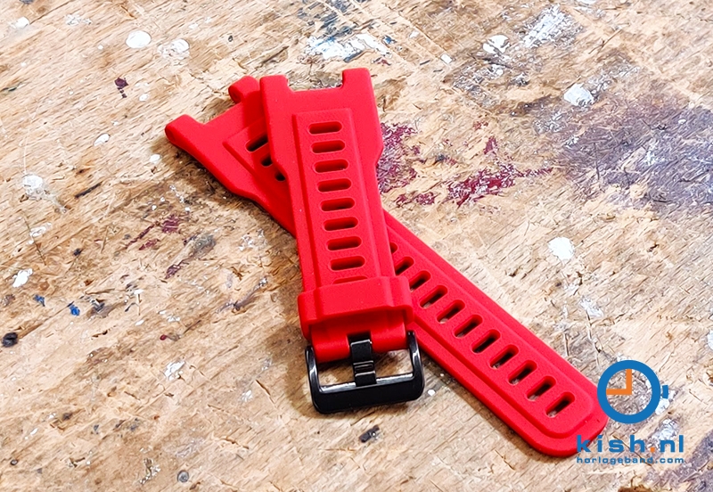 Casio G-Shock GST-W300 horlogeband siliconen - rood