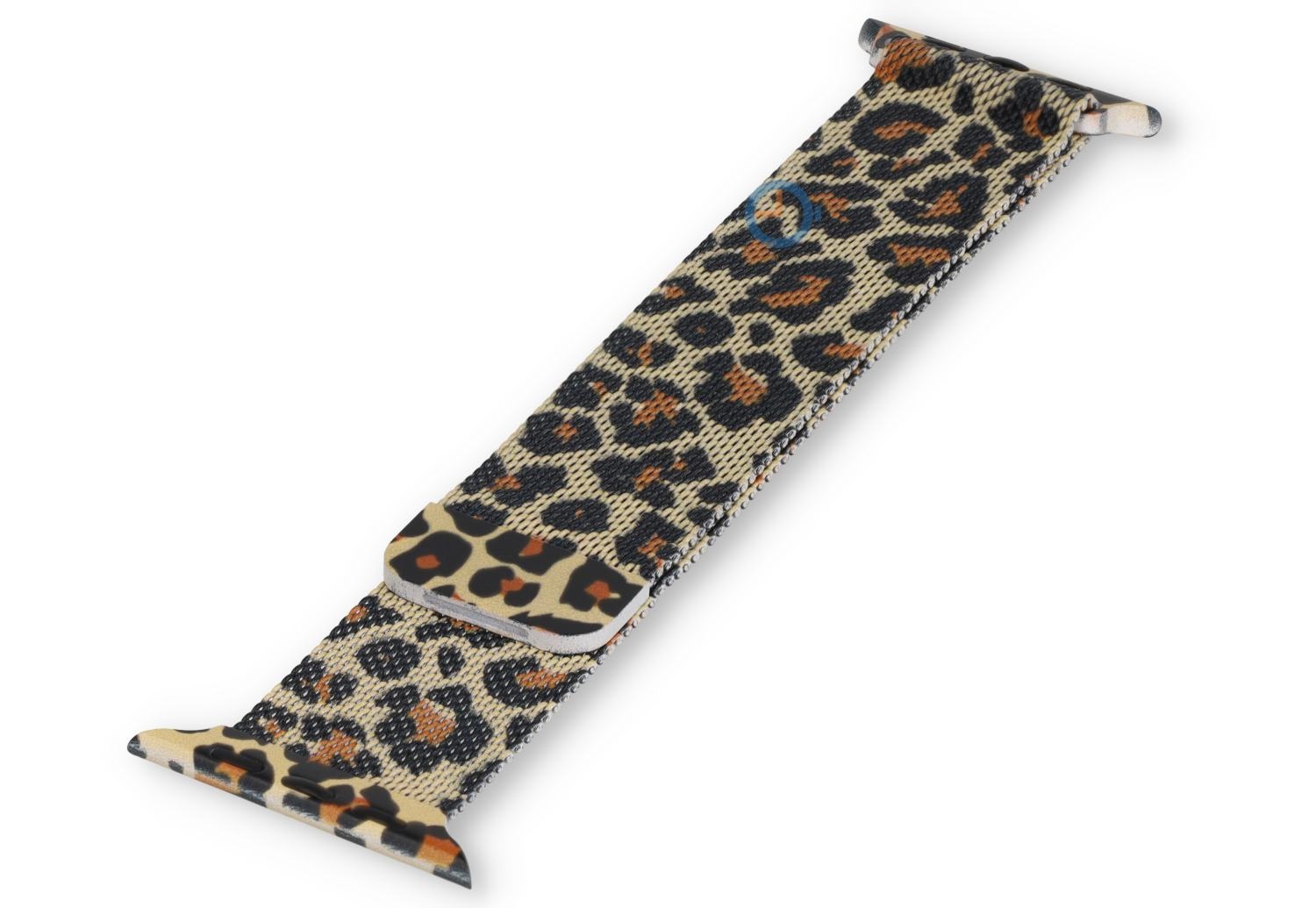 Mesh Apple watch strap - 45 - desert leopard