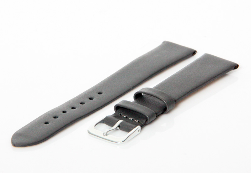 Watchstrap 20mm grey leather