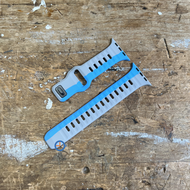 Silicon strap Apple Watch 41mm - grey blue