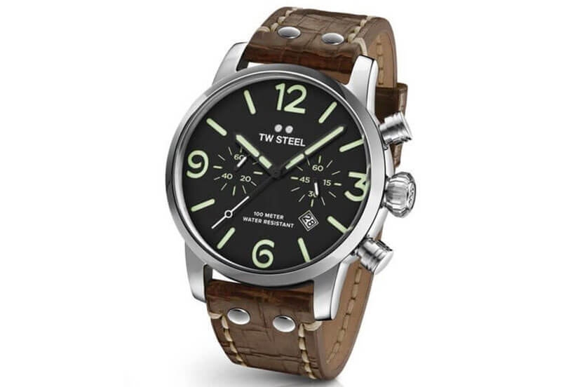 TW Steel Maverick MS13 watch strap black - 22mm