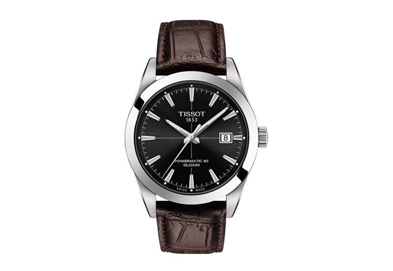 Tissot watch strap T1274071605101 brown leather