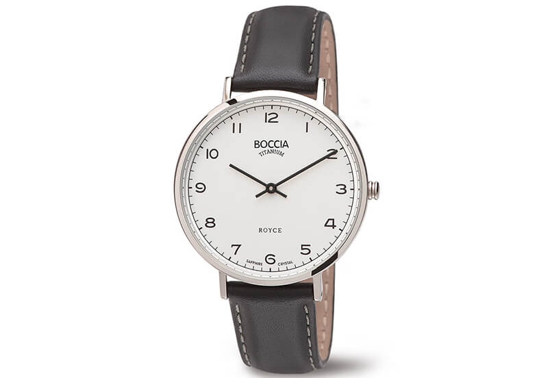 Boccia 3590-04 watch band leather