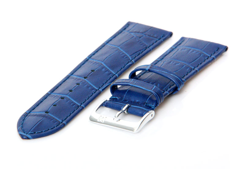 Watchstrap 24mm dark blue XL