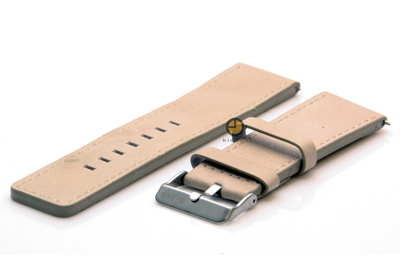 Oozoo watchstrap 24mm beige leather