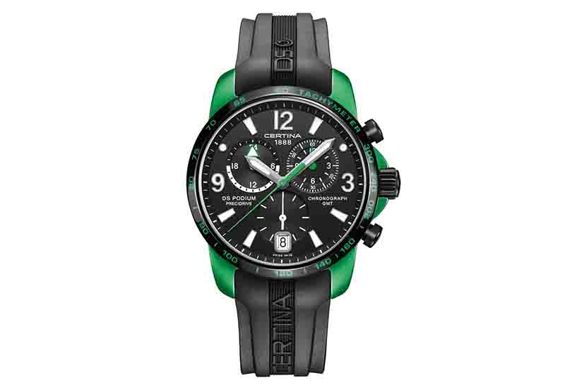 Certina bracelet C0016399705703A black rubber