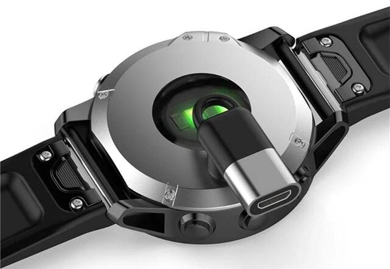 Mini oplaad adapter Micro-USB voor Garmin - Zilver