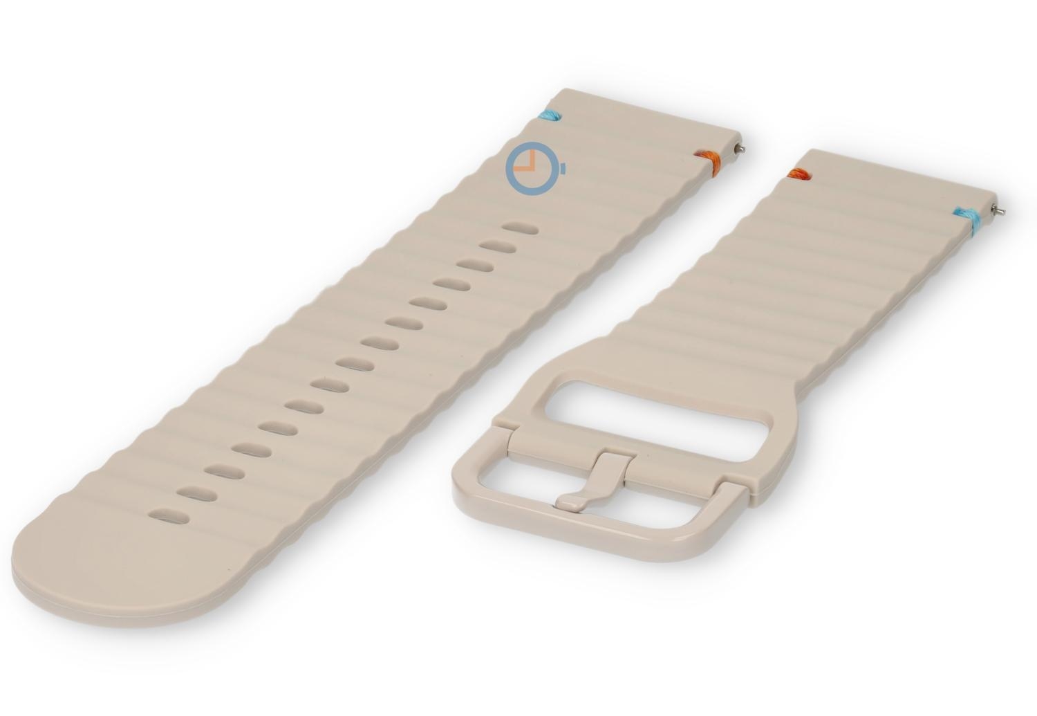 Tuck under silicone strap: 22mm starlight