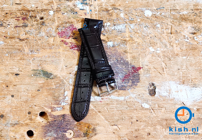 Horlogeband voor Maurice Lacroix 22mm - donkerbruin