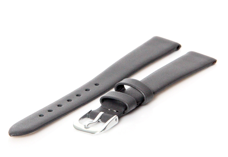 Watchstrap 14mm grey leather