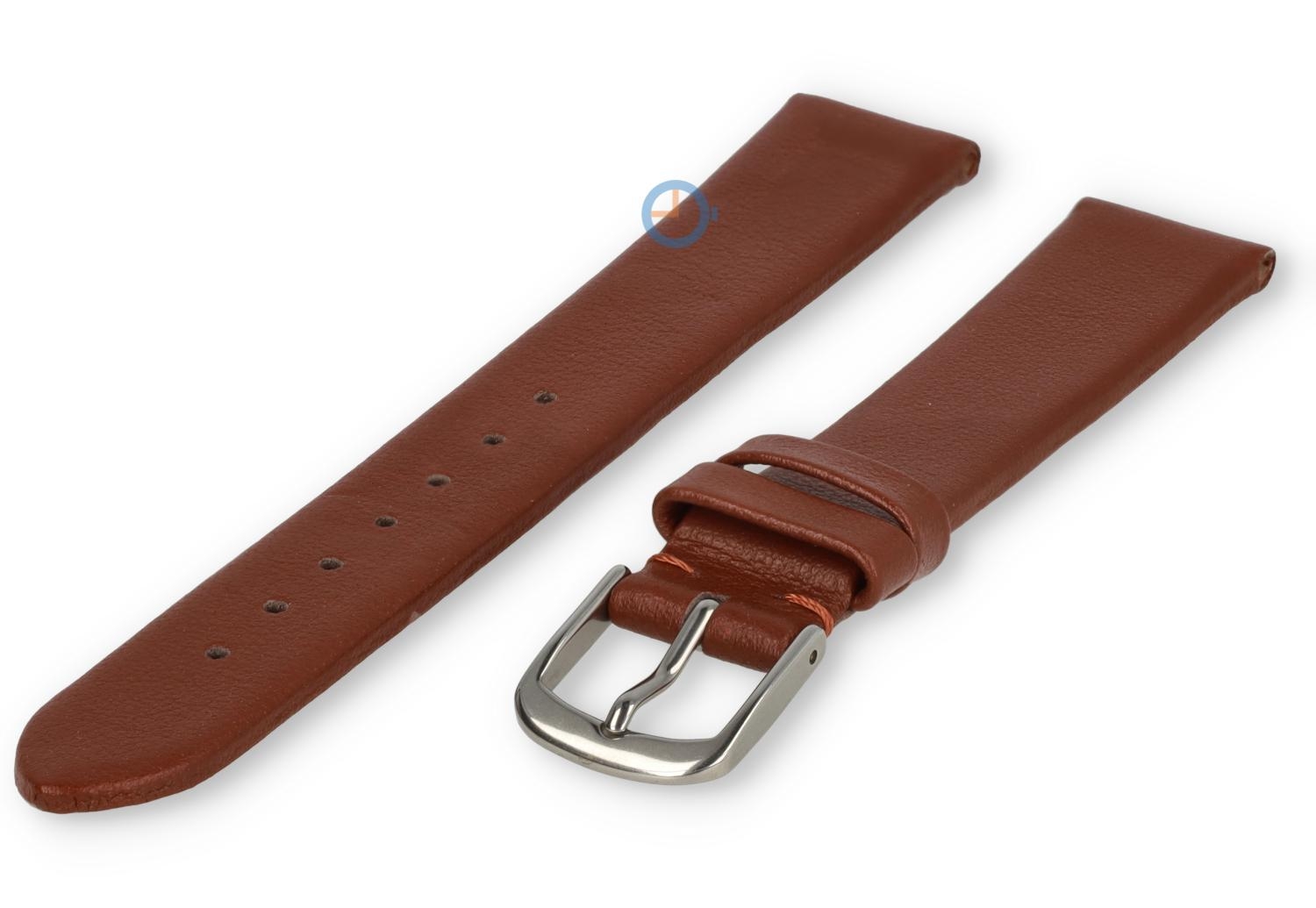 Seamless and smooth strap 16mm - Rust