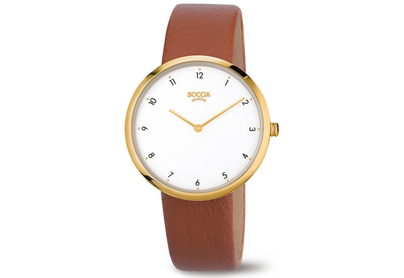 Boccia 3309-06 watch band leather