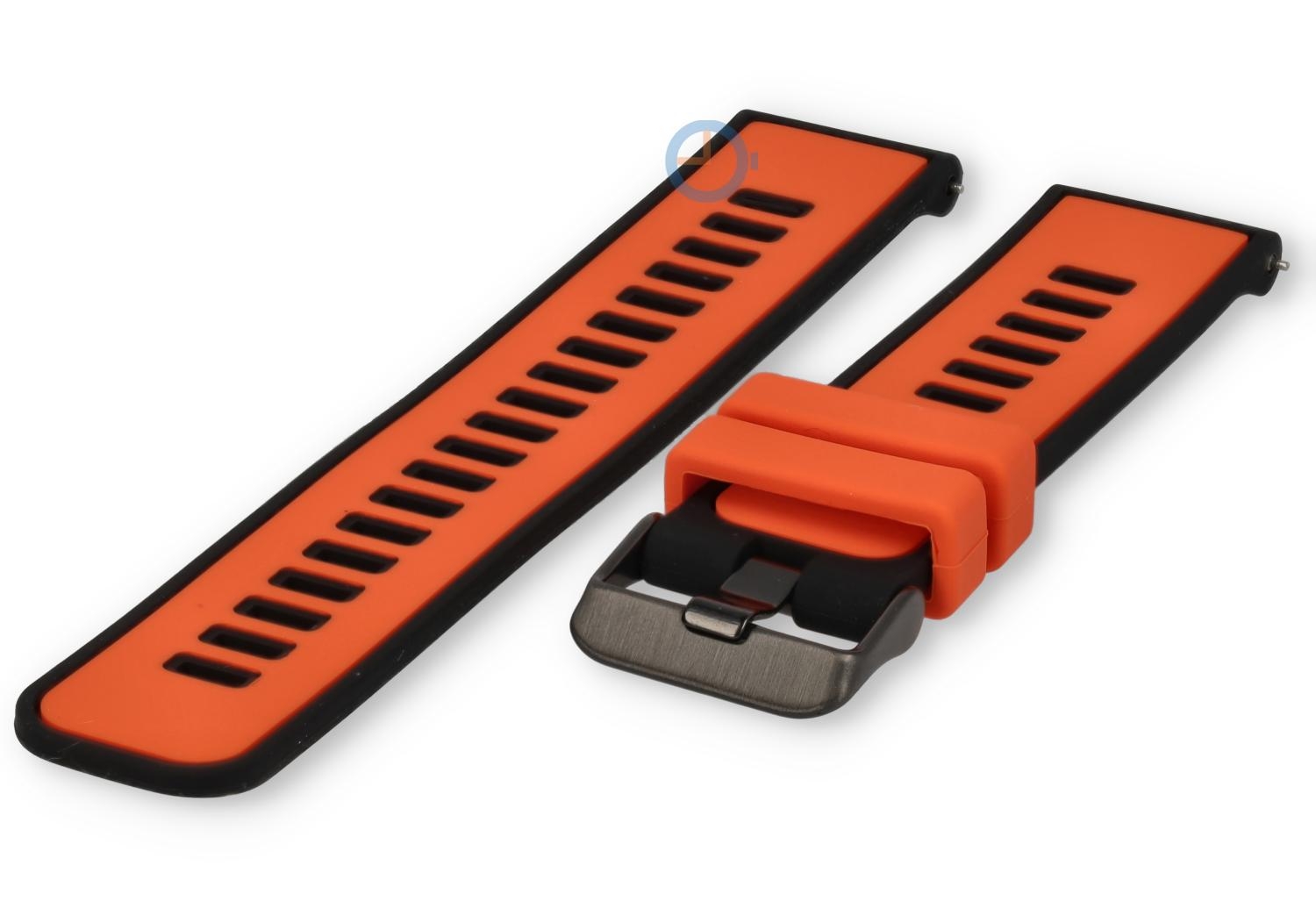 Quick-change strap 22mm - Orange Black