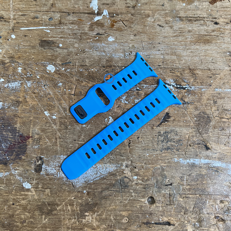 Silicon strap Apple Watch 45mm - light blue