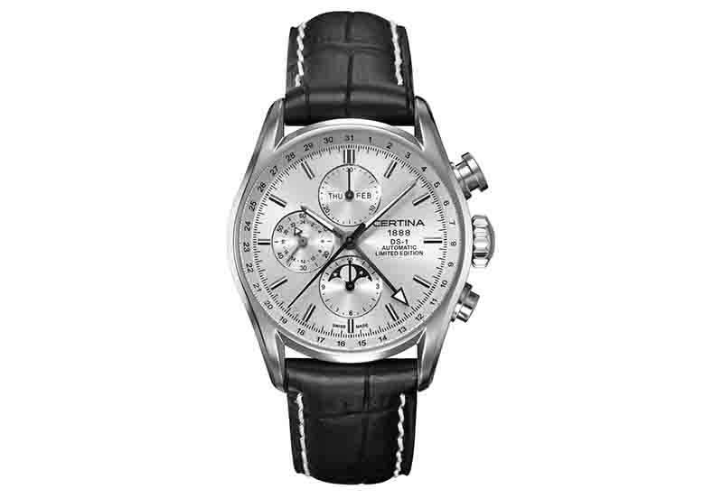 Certina leather strap C0064251603100A 23/20mm black