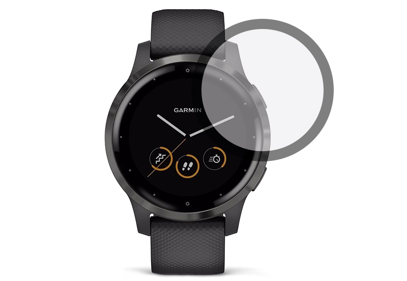 Garmin Vivoactive 4S screenprotector - CURVED
