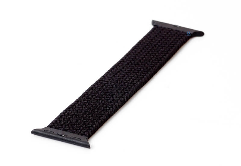 Apple solo loop braided black - 45mm - Size 10