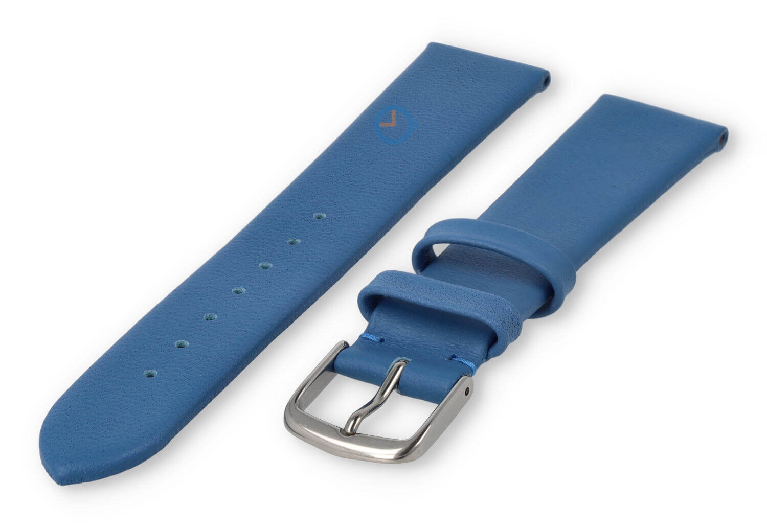 Seamless and smooth strap 16mm - zeeblauw