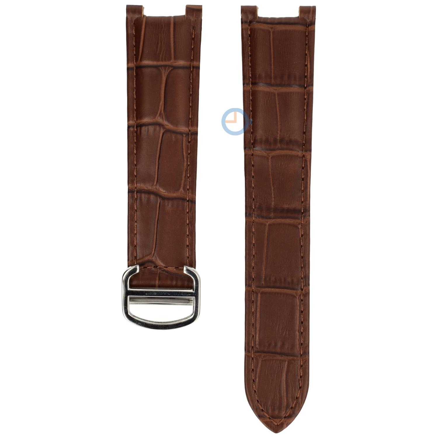 Bracelet for Cartier Pasha - 20/12 - brown with silver