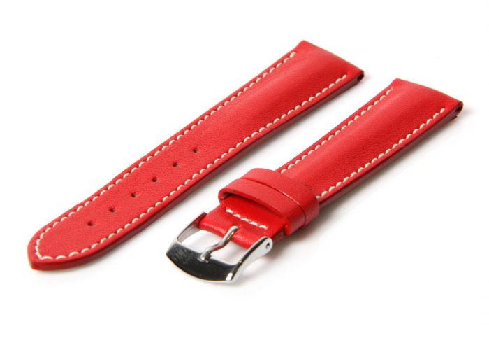 Watchstrap 18mm red
