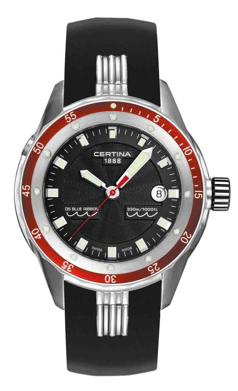 Certina bracelet C0074101705100A black rubber without buckle