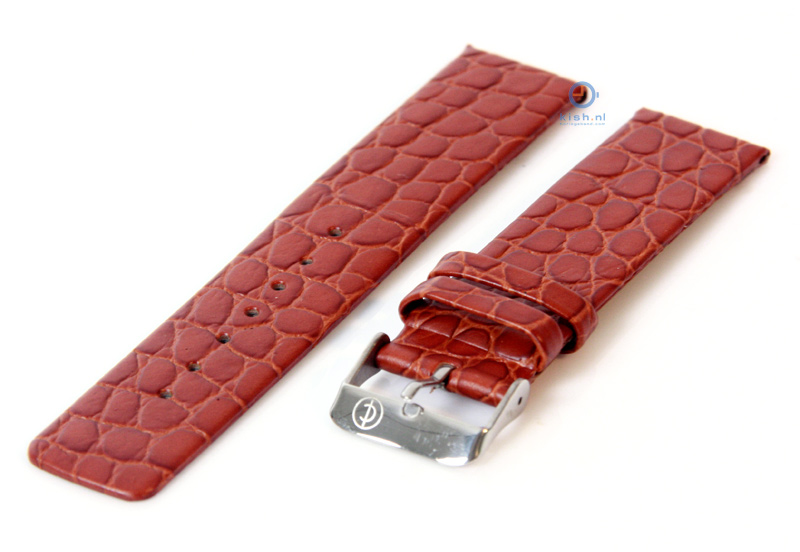 Watchstrap 20mm brown leather