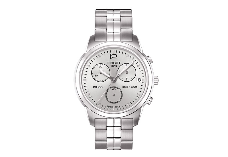 Tissot horlogeband T049417 zilver staal