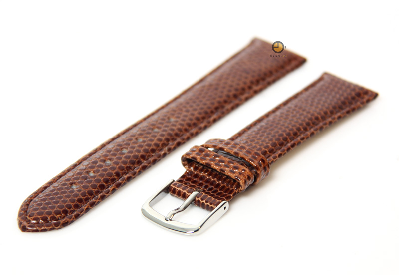 Watchstrap 20mm brown (lizard)