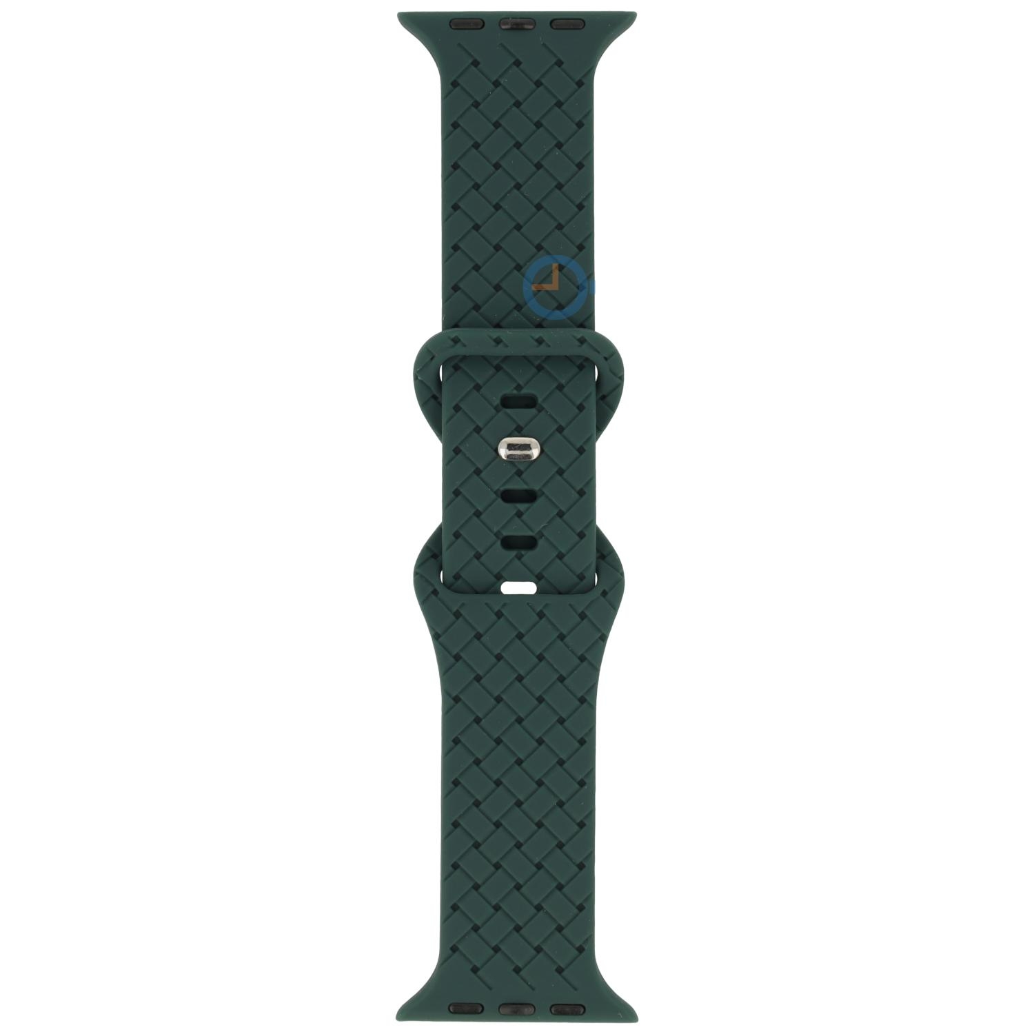 Silicon braided strap - Apple Watch 41mm - Green