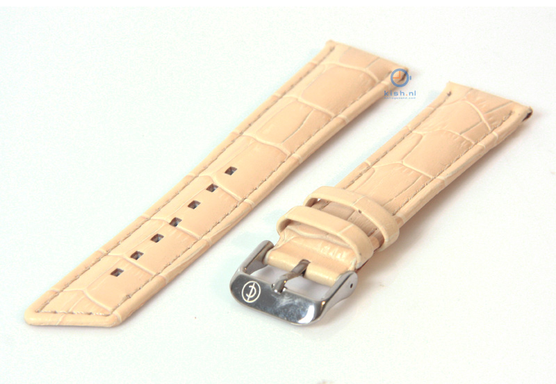 Watchstrap 24mm creme leather