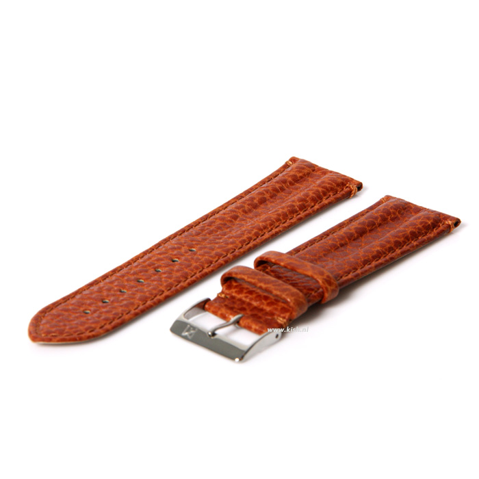 Watchstrap 24mm buffalo leather brown