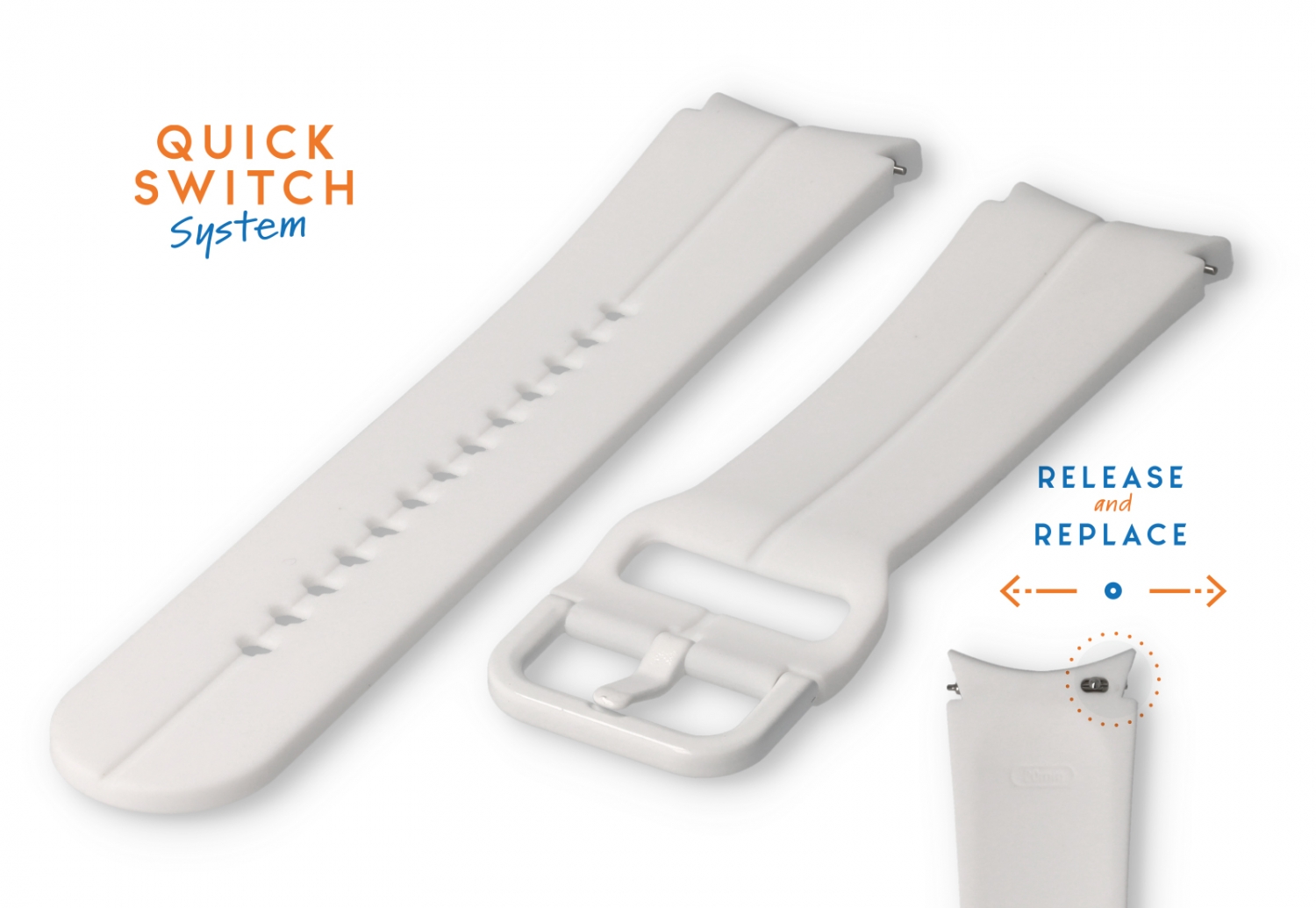 Samsung Galaxy Watch 5 watch band white - 20mm