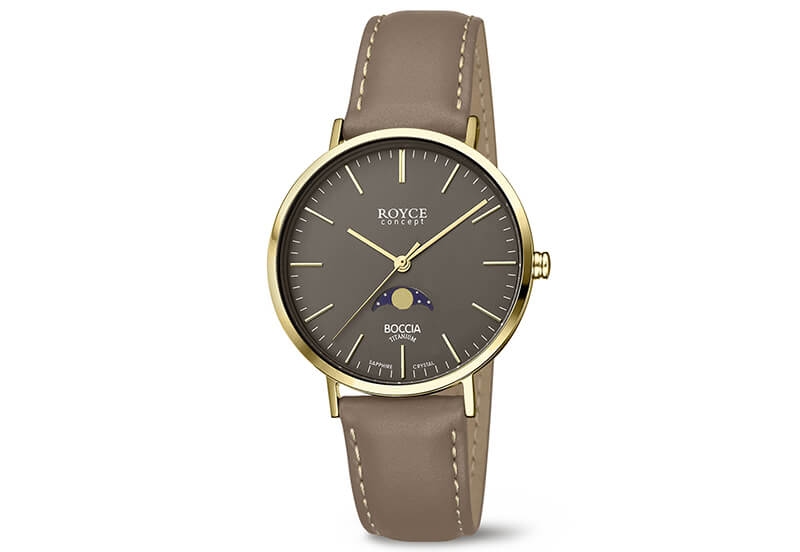 Boccia 3611-02 watch band leather
