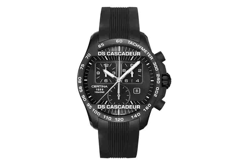 Certina bracelet C0036171705000A black rubber