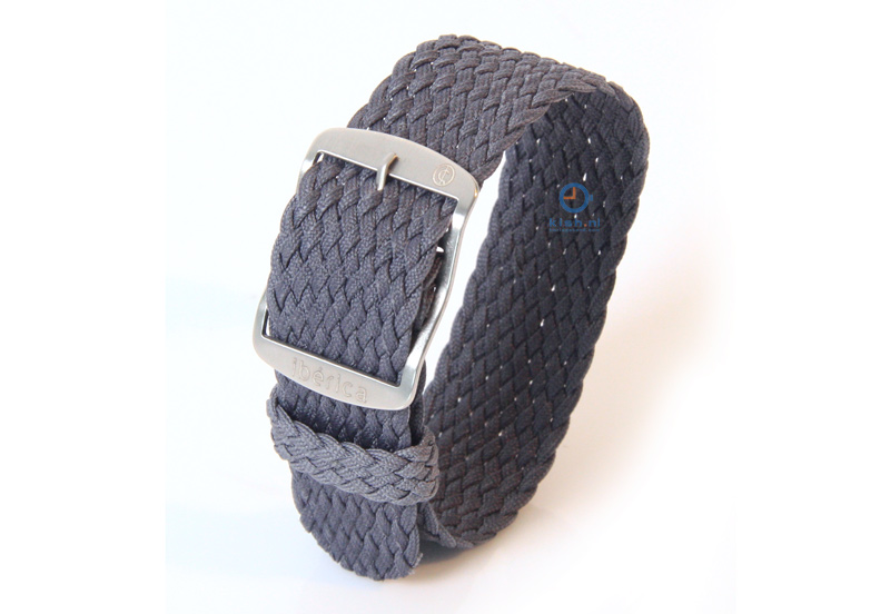 Watchstrap 22mm nylon grey