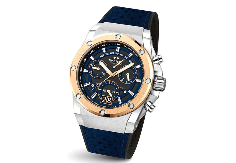 TW Steel Ace Genesis ACE122 watch strap blue - 30 mm