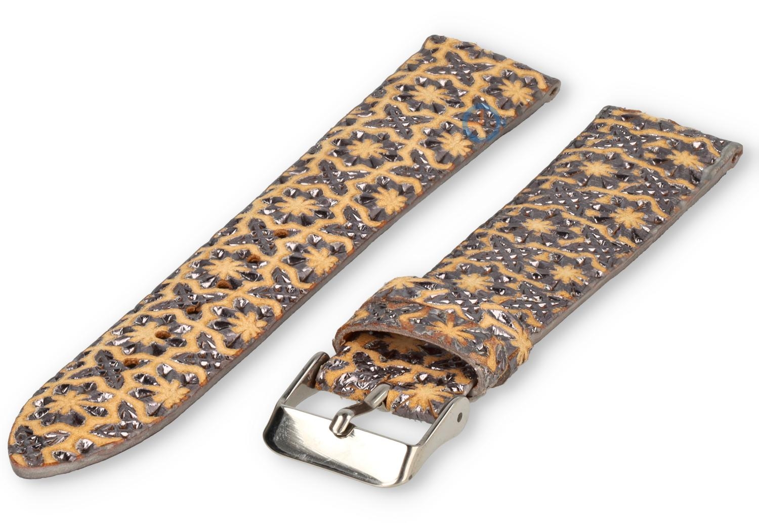 18mm strap - Ibiza style - silver