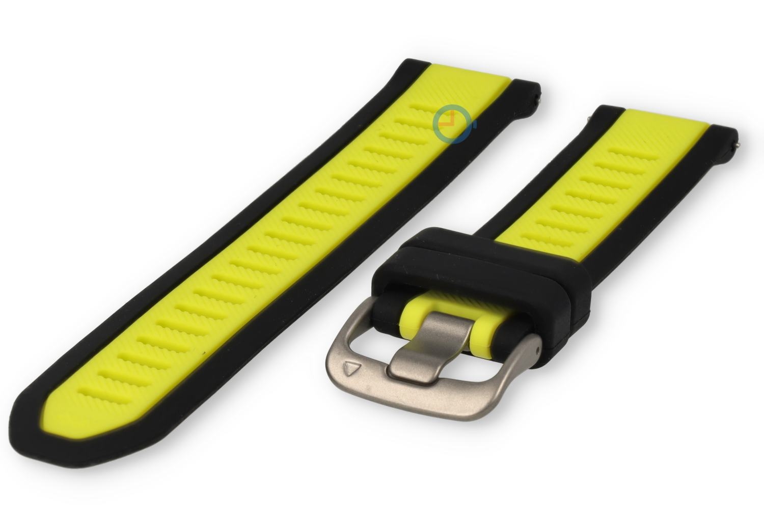 20mm bands Garmin Forerunner 165 - black/green