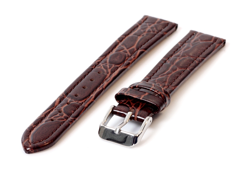 Watchstrap 22mm brown