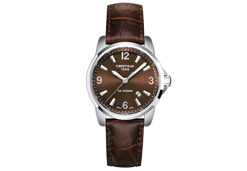 Certina leather strap C0012101629700A 16/14mm