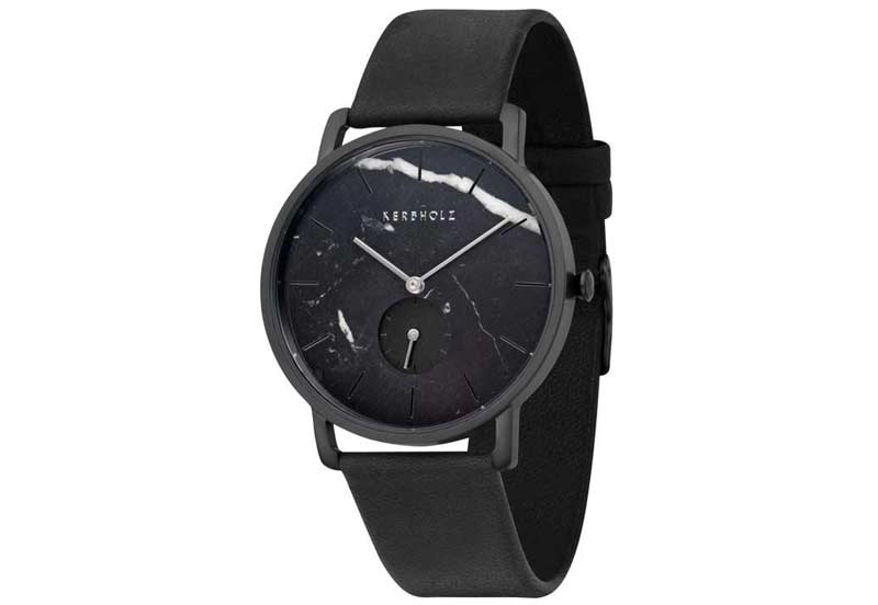 Kerbholz Fritz watch band Matt Black