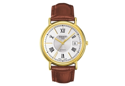 Tissot watch strap T9074071603800 brown leather