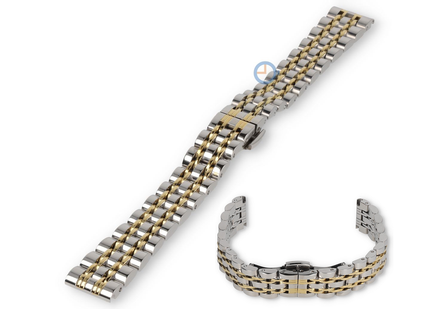 14mm Rolex Jubilee bracelet - silver/gold metal