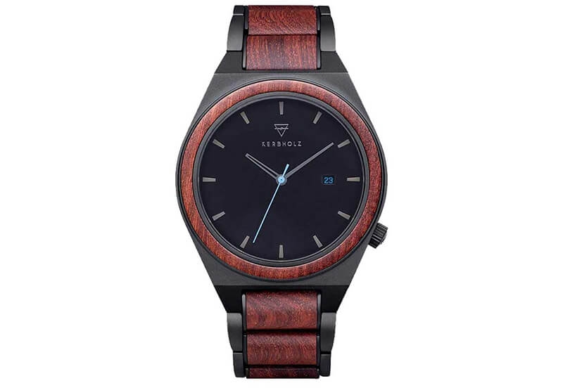 Kerbholz Paul wristband - Rosewood Blue