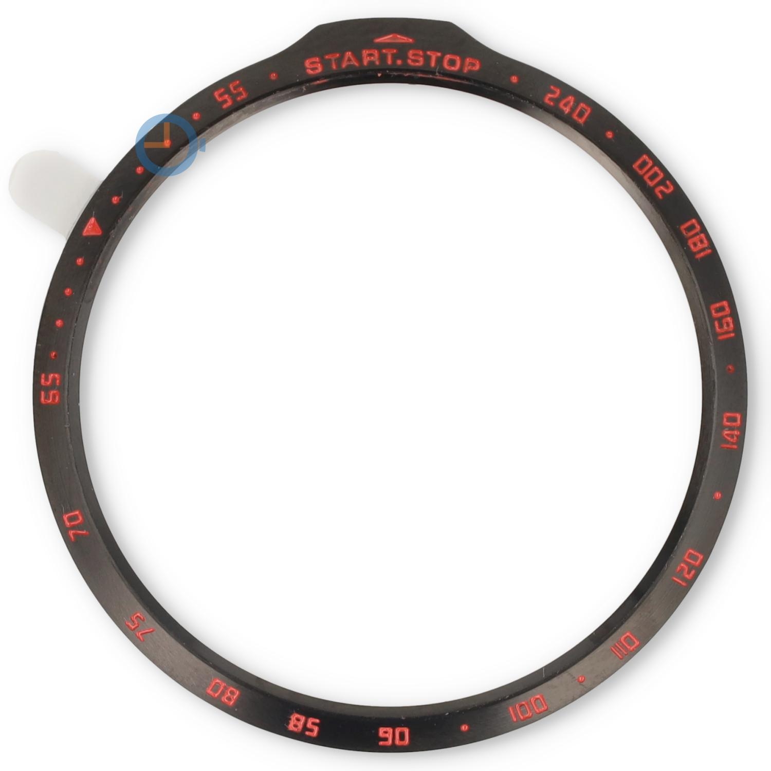 Easy to install bezel Garmin Fenix 6S - black/red